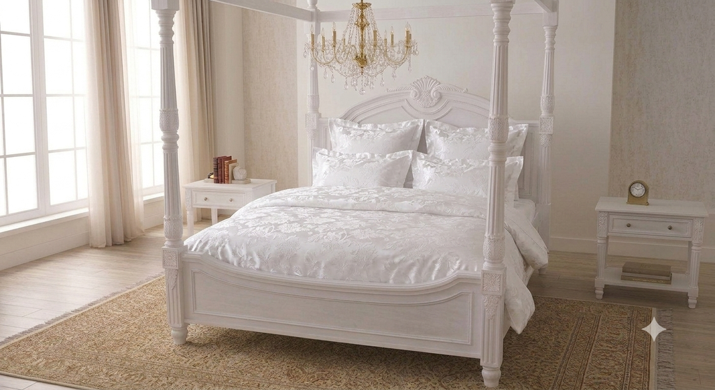 WHITE FLORAL JACQUARD