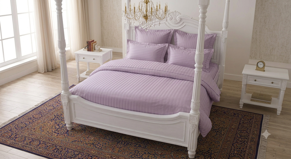 LAVENDER SATIN STRIPES