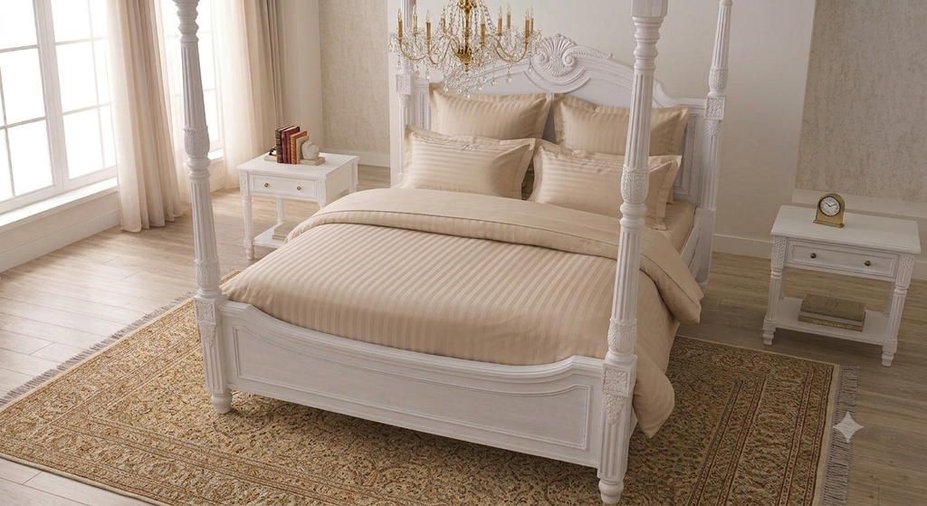FAWN SATIN STRIPES