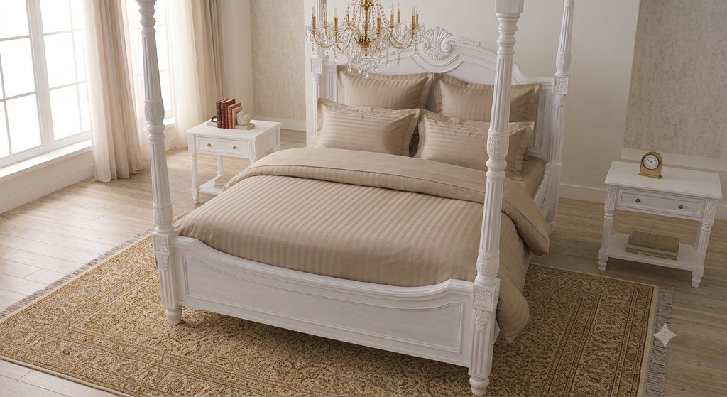 BEIGE SATIN STRIPES